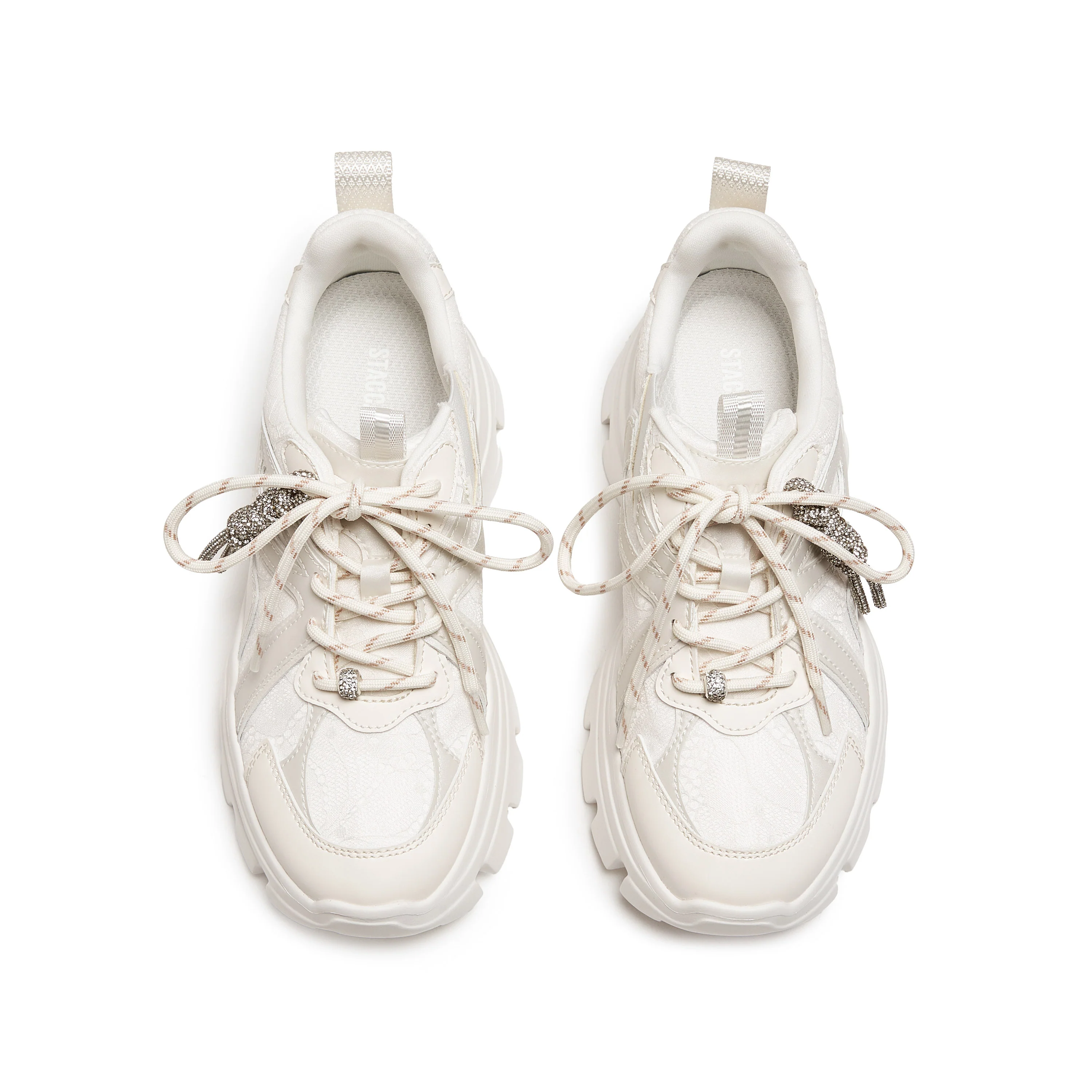 White X Woman Lace Chunky Sneakers - Image 4
